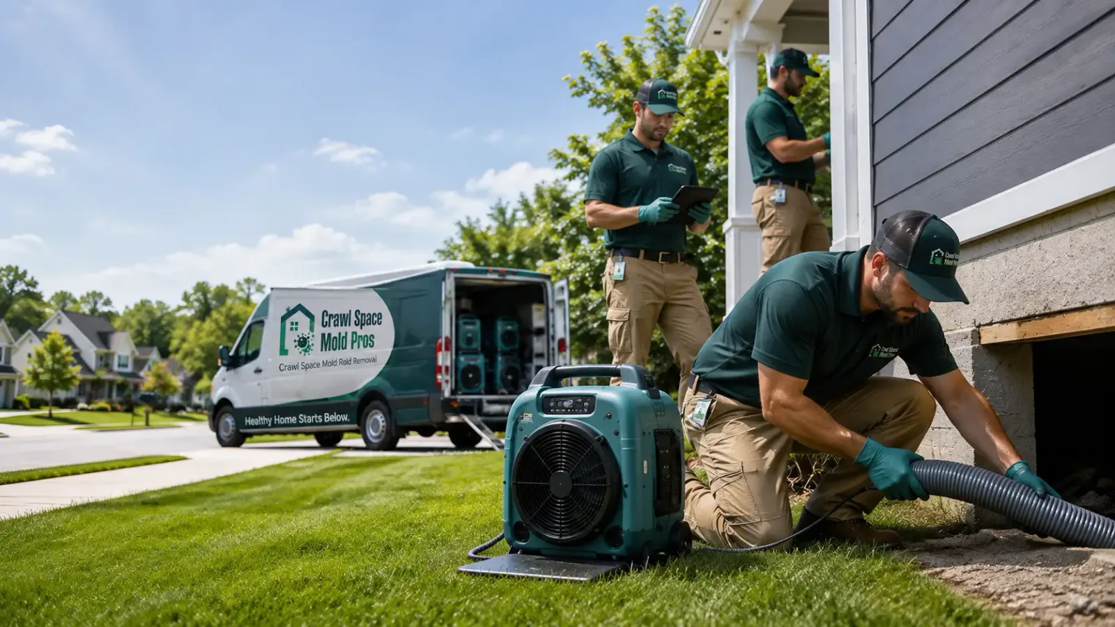 Crawl Space Mold Removal in Bellingham, WA
